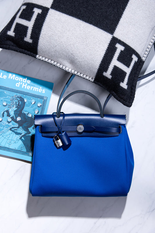 Hermès Herbag Blue Electric/Blue Indigo