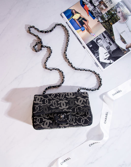 Chanel Mini Flap with CC Crystals