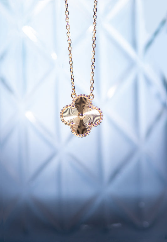 Van Cleef & Arpels Yellow Gold Vintage Alhambra Pendant