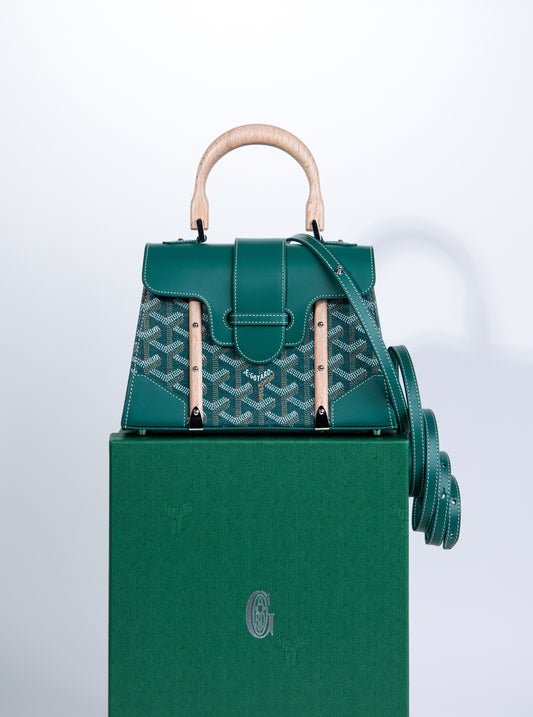 Goyard Saigon Structure Mini Bag in Green