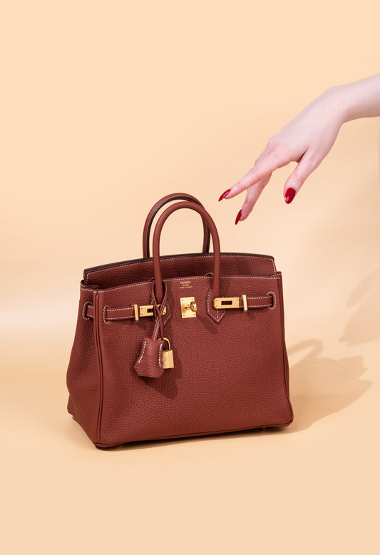 Hermès - Birkin 25 Togo in Sienne with GHW