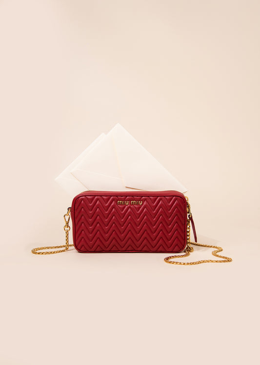 Miu Miu Red Crossbody Bag