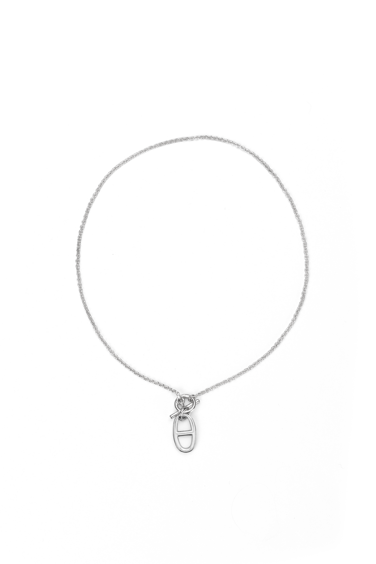 Hermes Chain D'Ancre Pendant Necklace