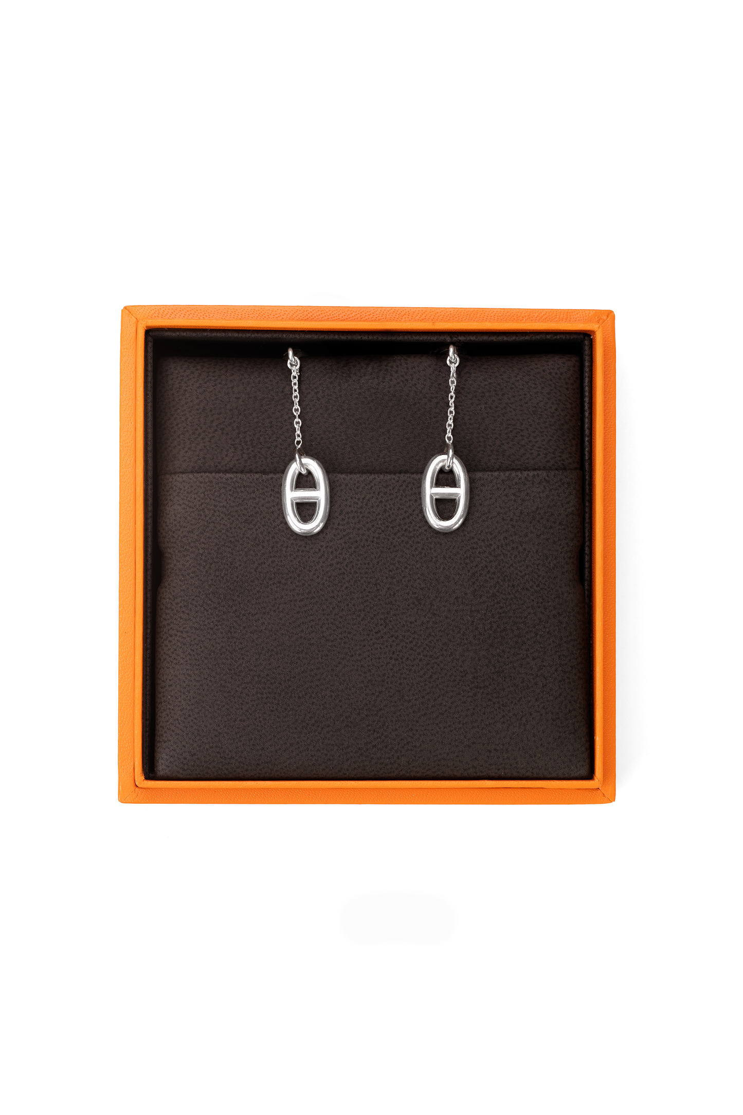 Hermes Chain D'Ancre Drop Earrings