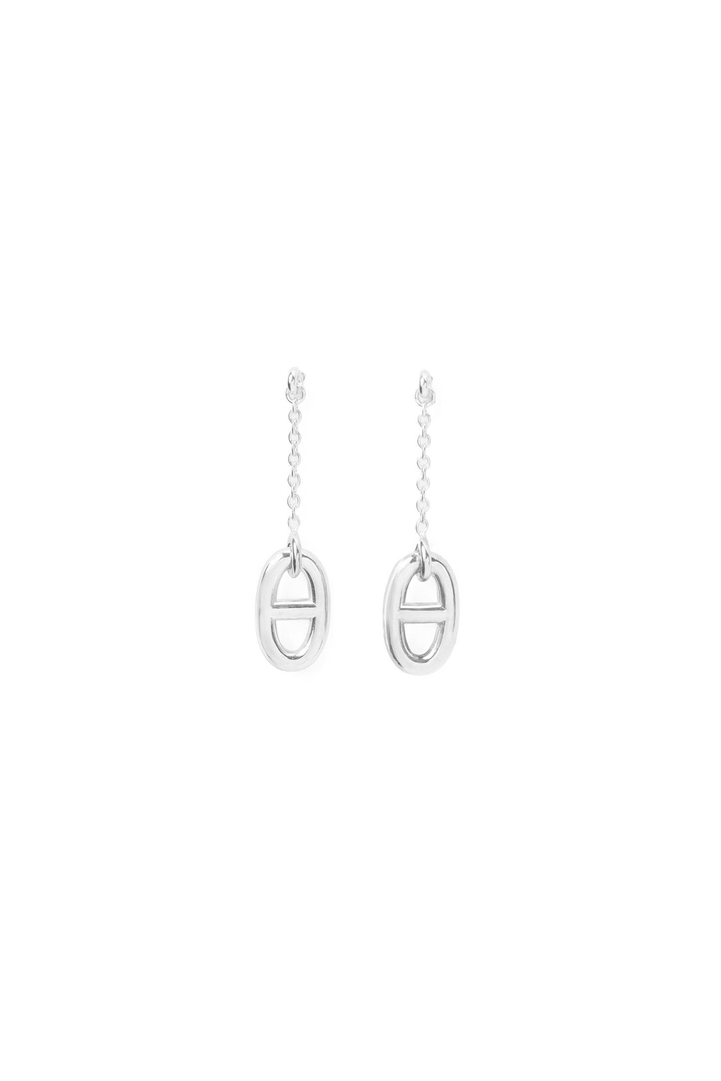 Hermes Chain D'Ancre Drop Earrings