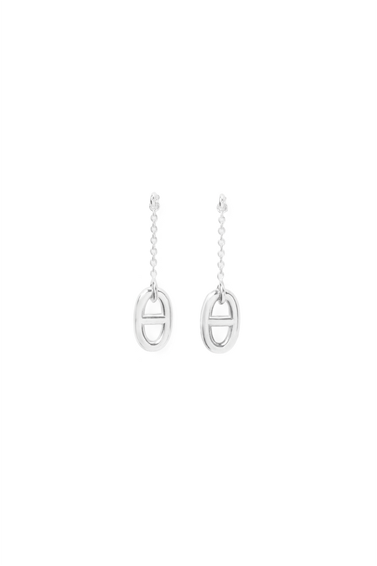 Hermes Chain D'Ancre Drop Earrings