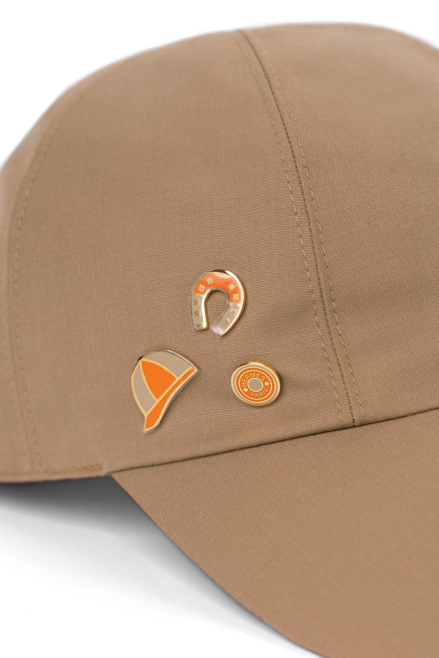Hermès Serena Jump Cap in Beige Trench