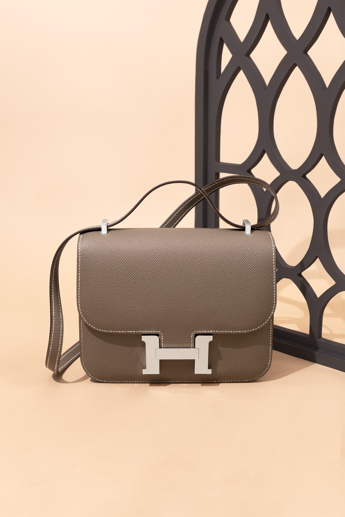 Hermès Constance 18 Epsom Etoupe PHW