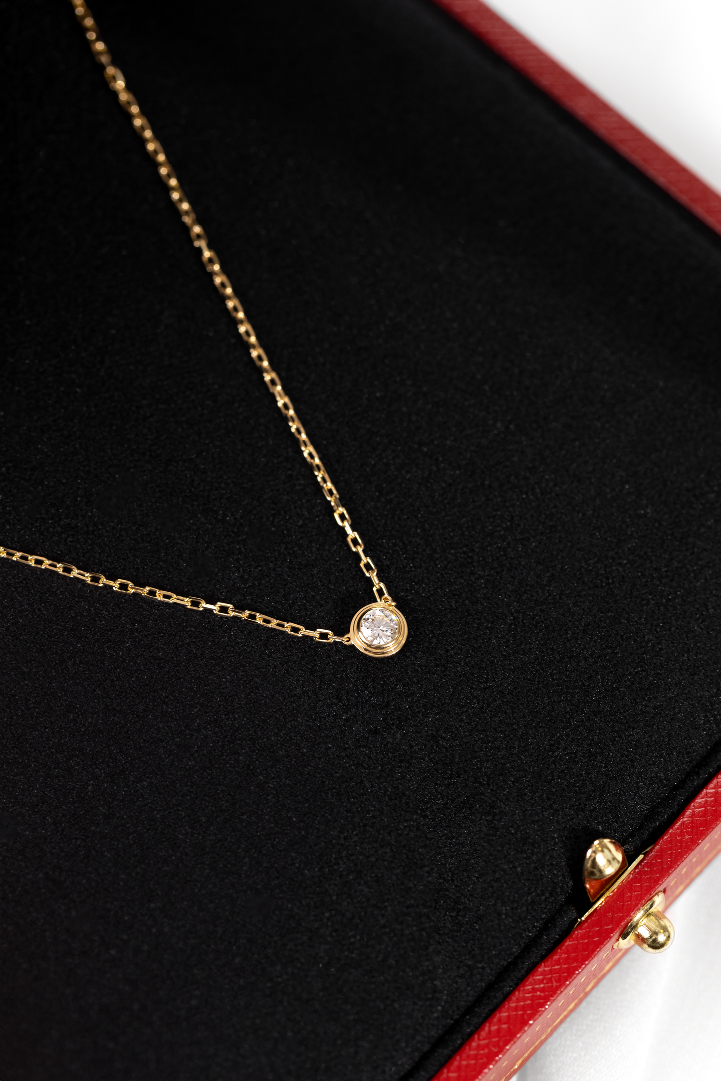 Cartier Yellow Gold Diamond Necklace