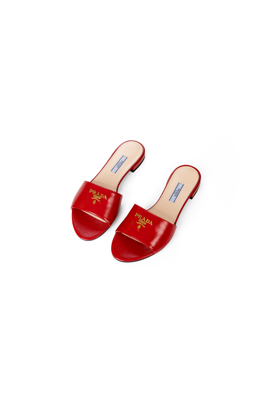 Prada Red Sandals