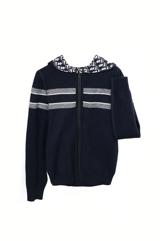 Dior Reversible Navy Zip Up