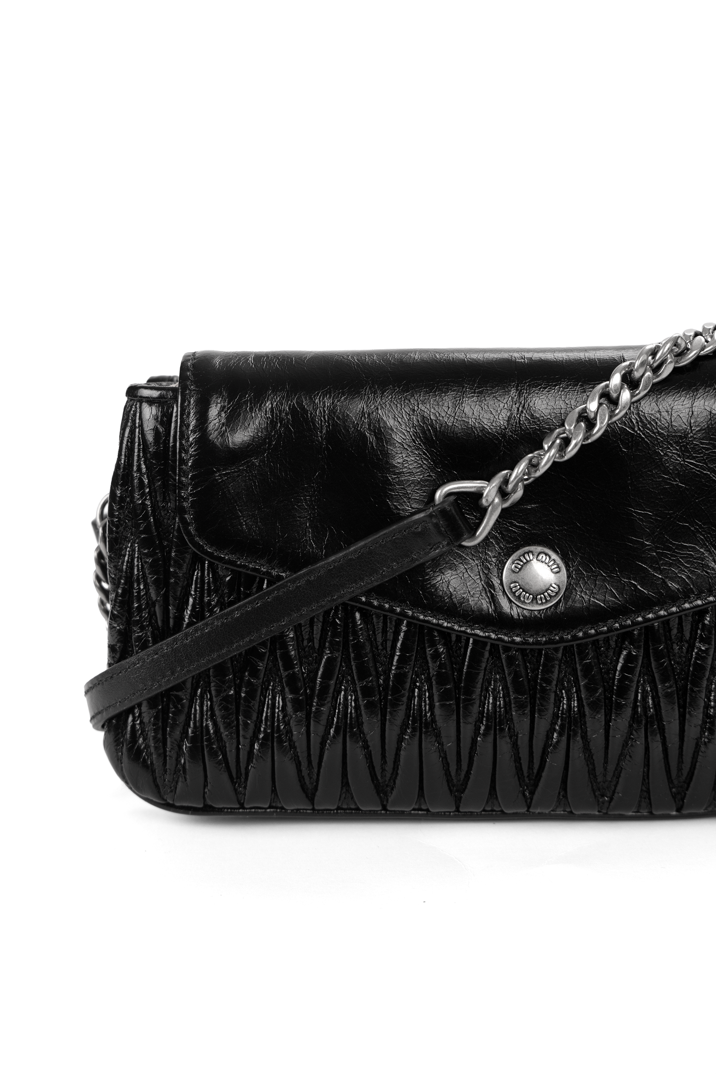 Miu Miu Nappa Leather Shoulder Bag