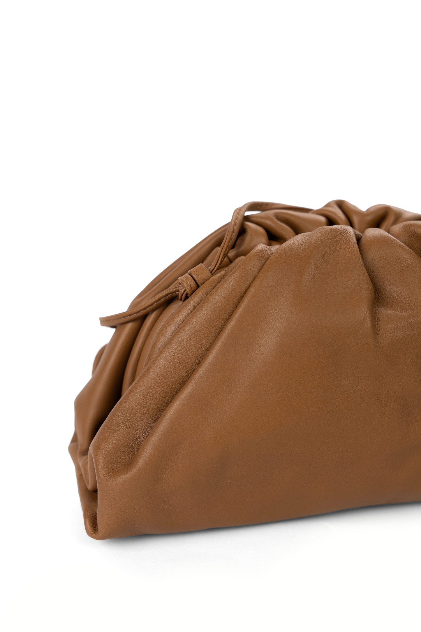 Bottega Veneta Mini Pouch Bag in Camel