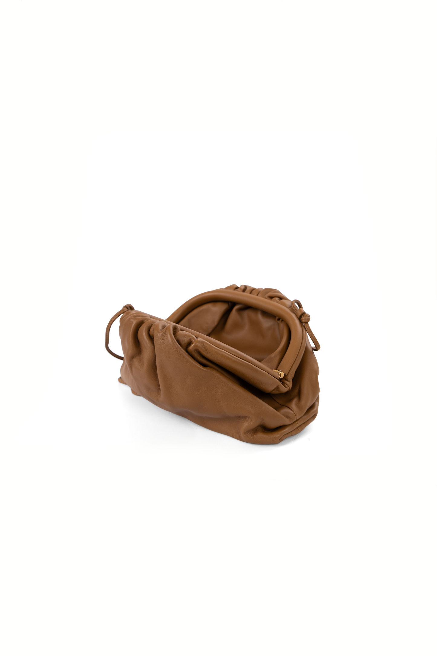 Bottega Veneta Mini Pouch Bag in Camel