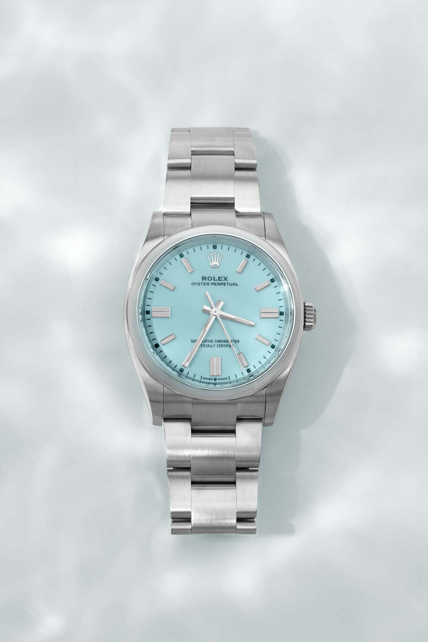 Rolex Oyster Perpetual Watch 36mm Turquoise Dial