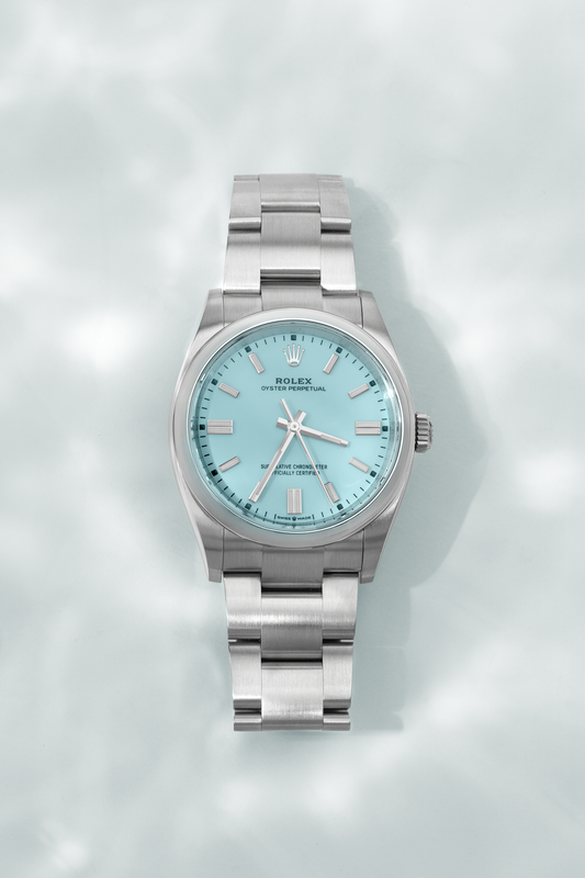 Rolex Oyster Perpetual Watch 36mm Turquoise Dial