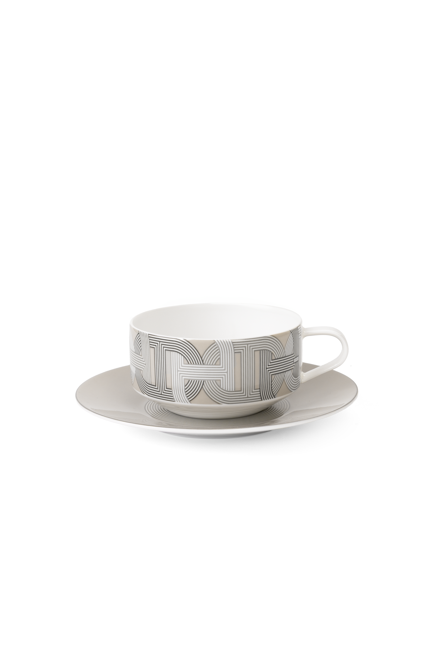 Hermes Rallye 24 Tea Cup and Saucer
