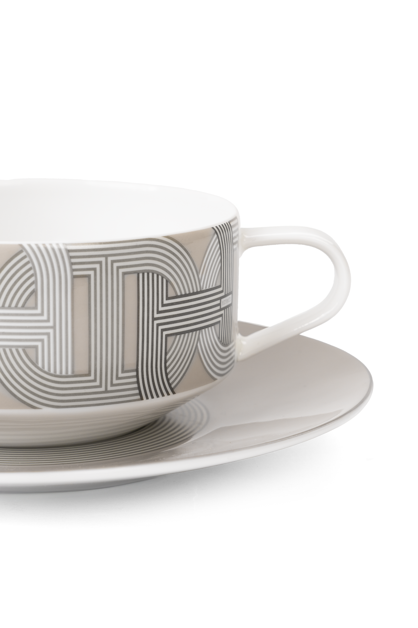 Hermes Rallye 24 Tea Cup and Saucer