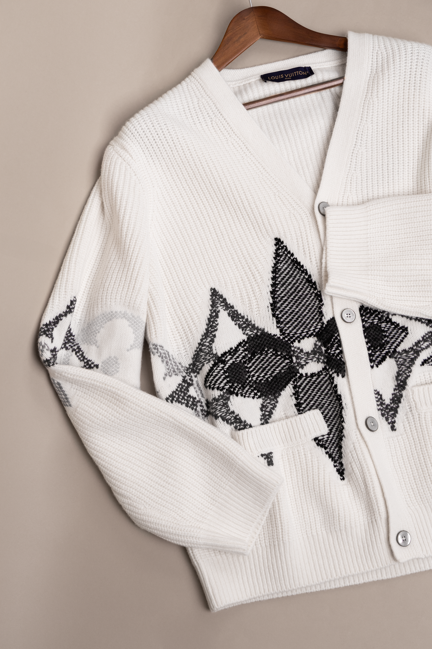 Louis Vuitton Graphic Knitted Cardigan