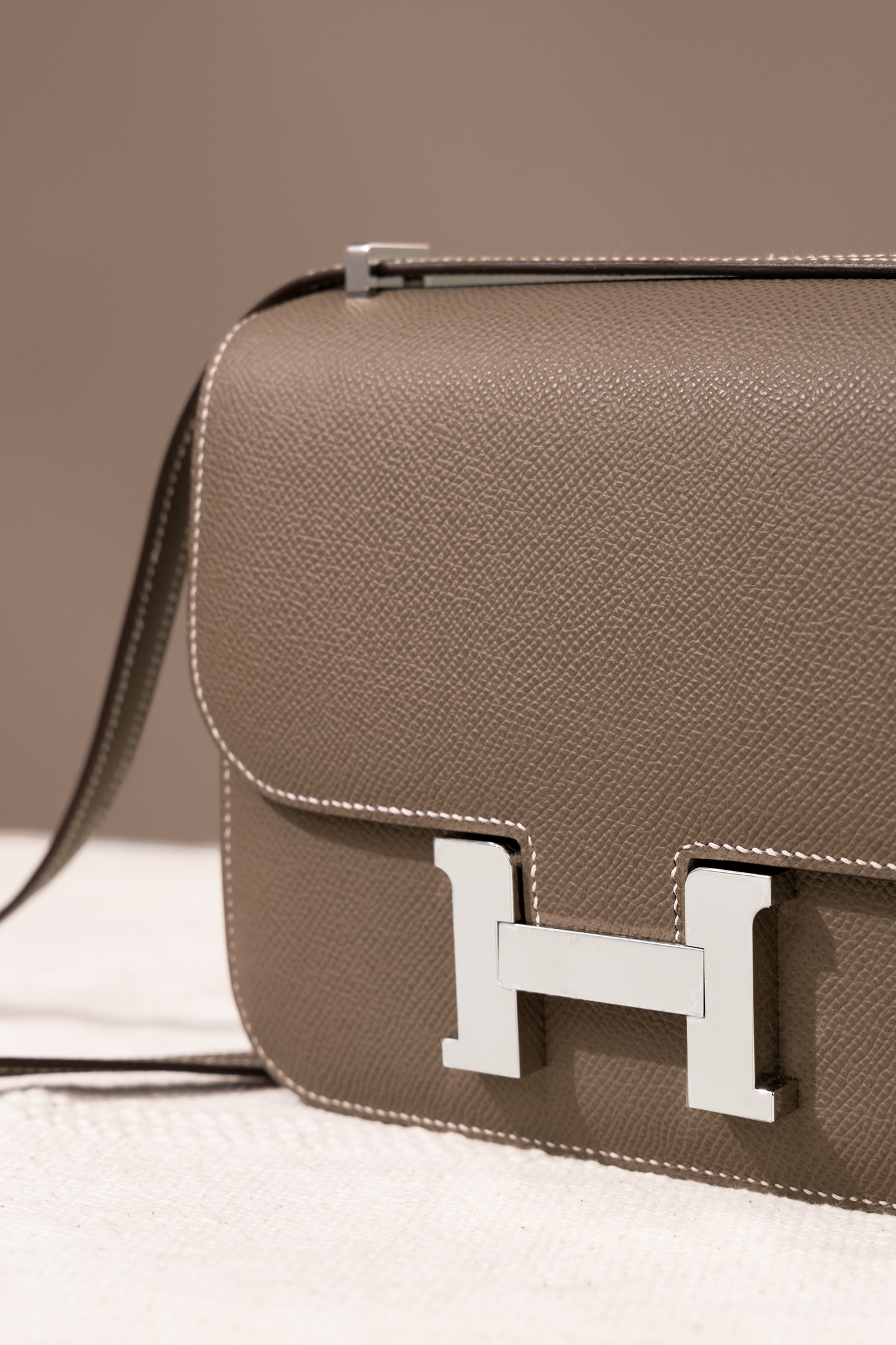 Hermès Constance 18 Epsom Etoupe with GHW & PHW