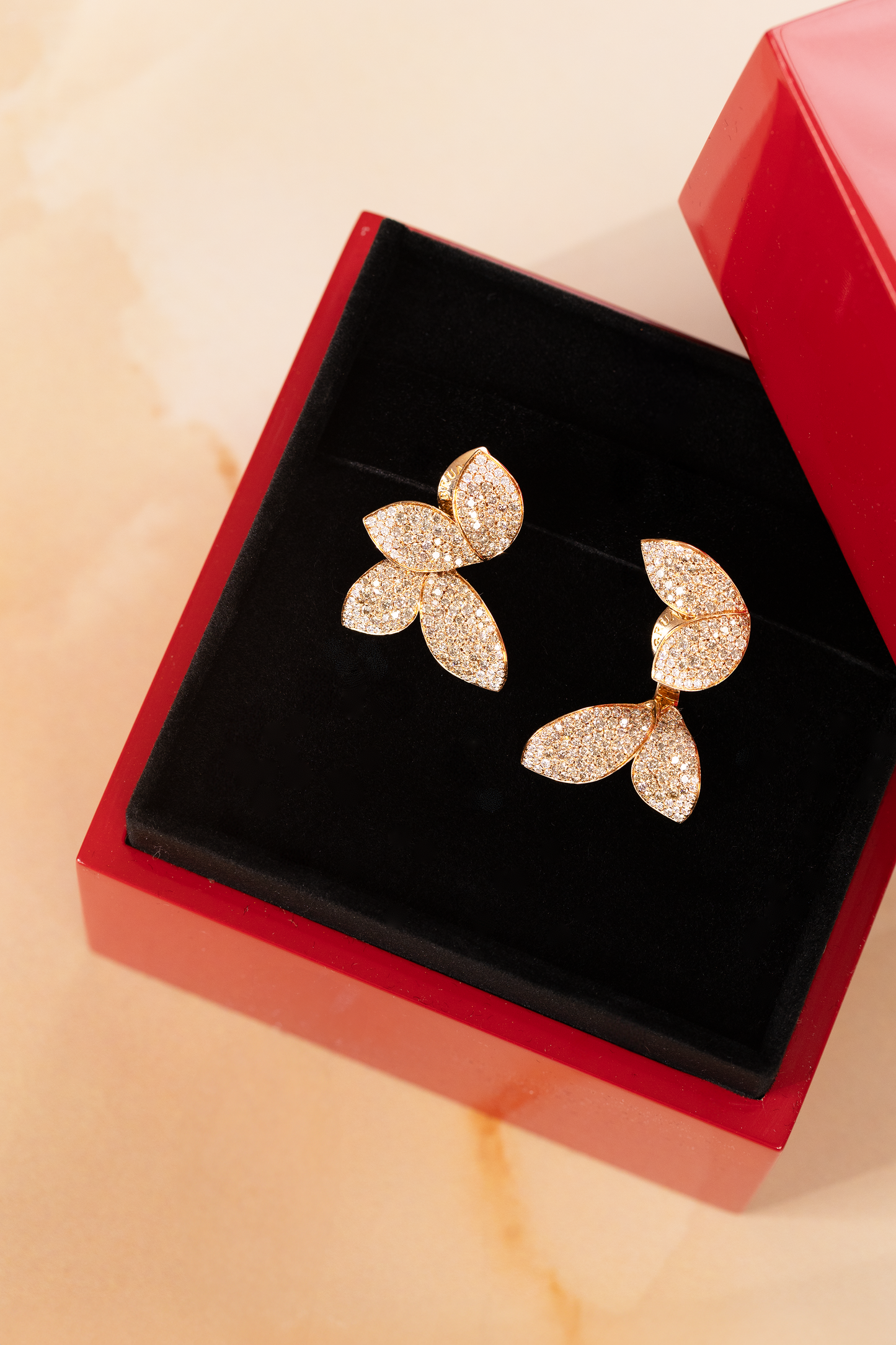Pasquale Bruni Giardini Segreti Rose Gold Diamond Earrings