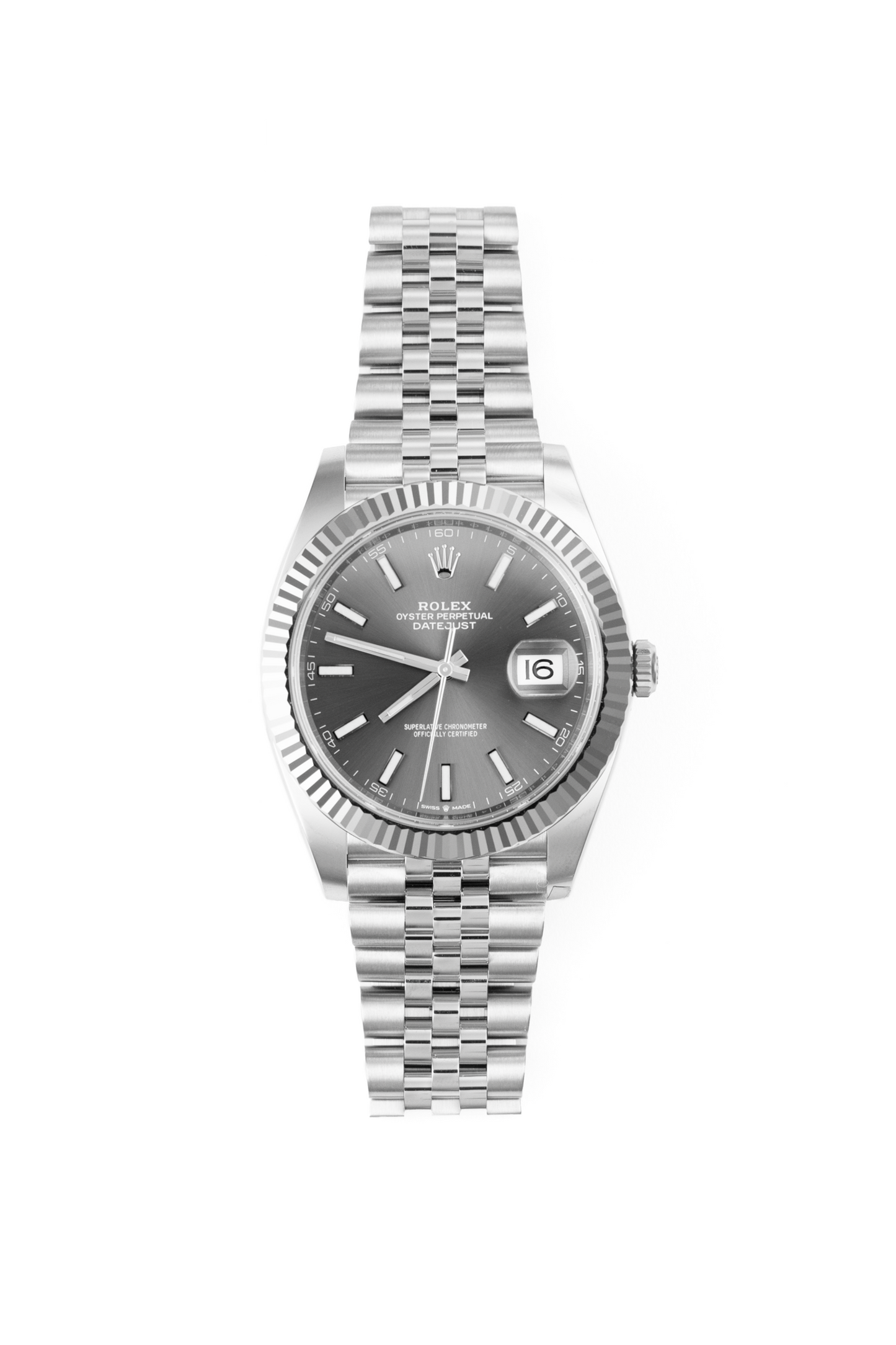 Rolex Oyster Perpetual Datejust 41mm with Slate Dial