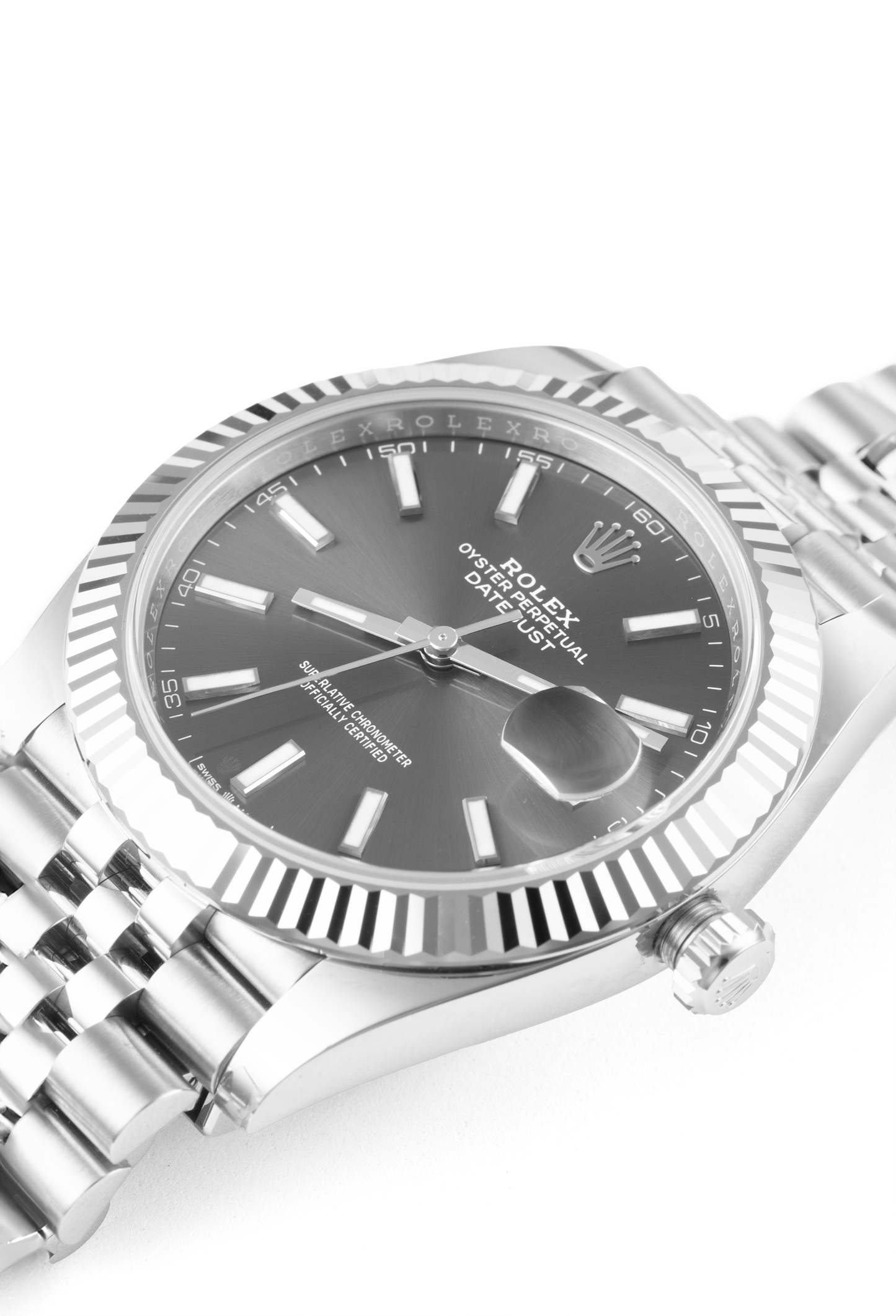 Rolex Oyster Perpetual Datejust 41mm with Slate Dial