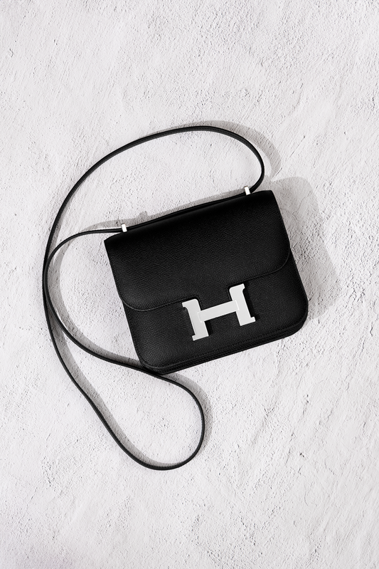 Hermès Constance 18 Epsom Black PHW