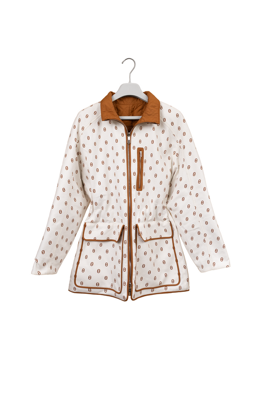 Hermes Chain D'Ancre Reversible Short Coat