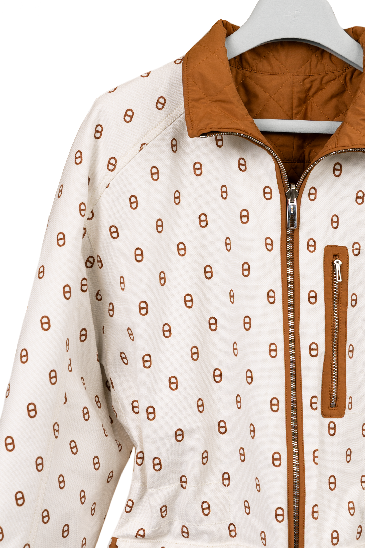 Hermes Chain D'Ancre Reversible Short Coat