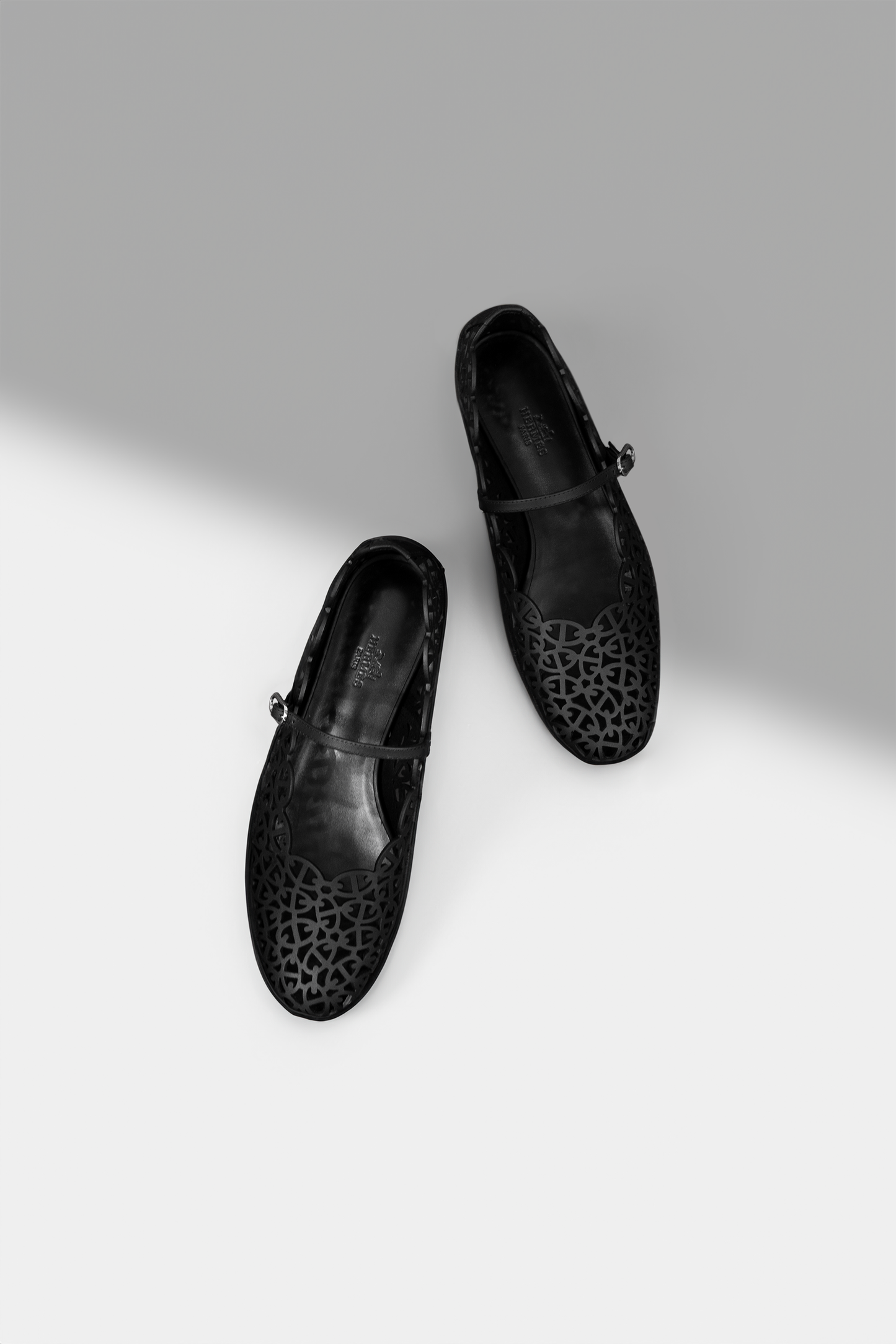 Hermès Meli Ballet Black Flats