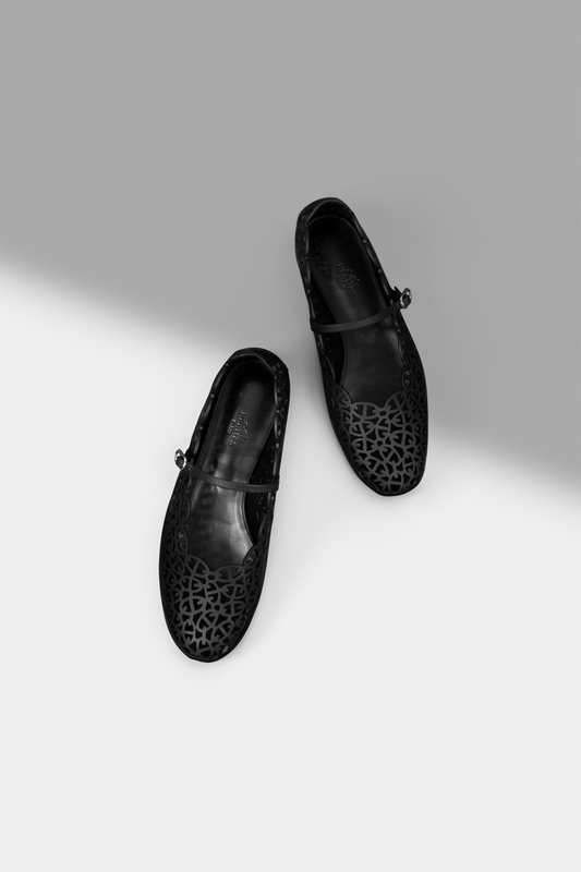 Hermès Meli Ballet Black Flats
