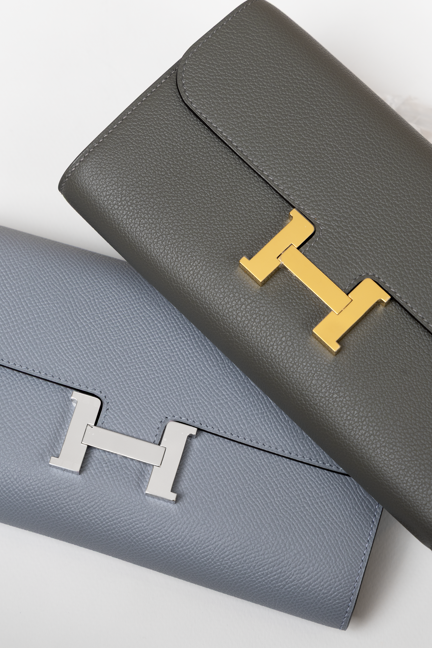 Hermès Constance Wallet To Go in Gris Pantin PHW & Gris Meyer GHW