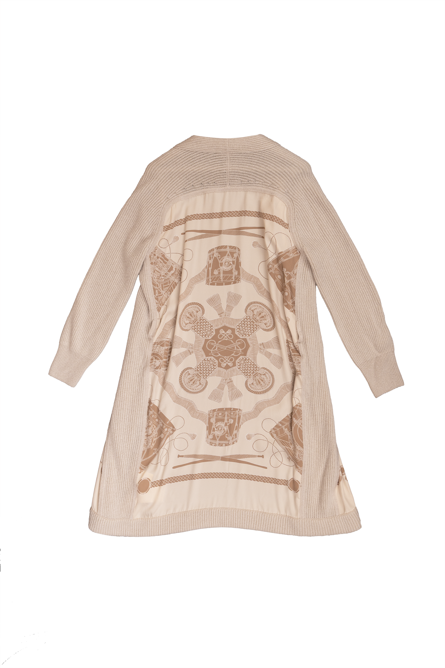 Hermes "Les Tambours Finesse" Long Cardigan