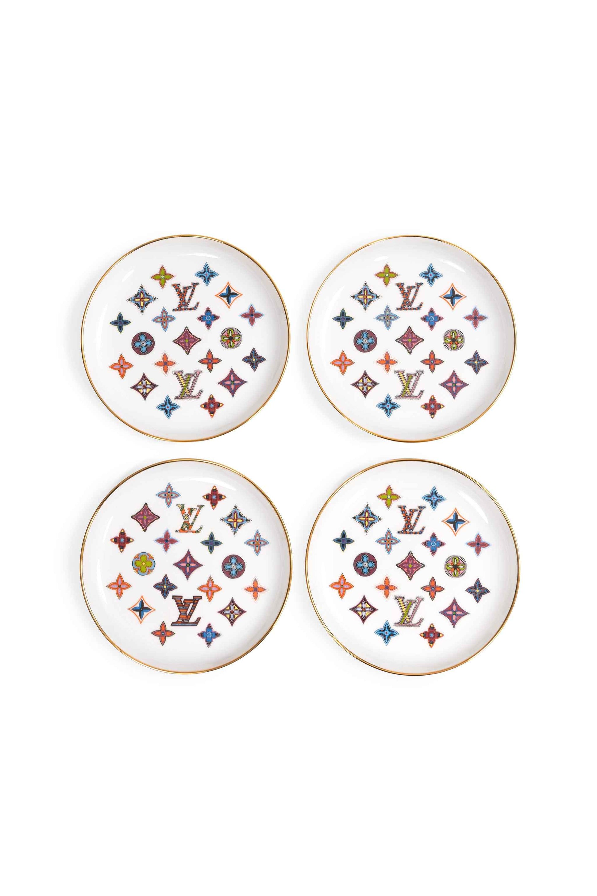 Louis Vuitton Valentine's Day Monogram Plates Set