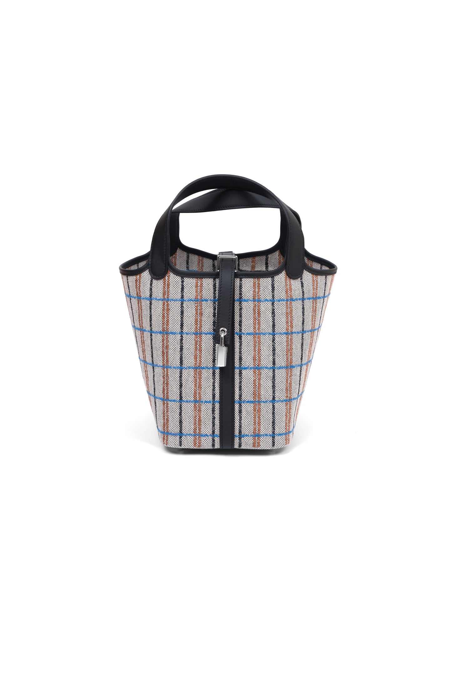 Hermes Picotin 18 Limited Edition Ecru/Noir/Fauve/Bleu Zanzibar PHW