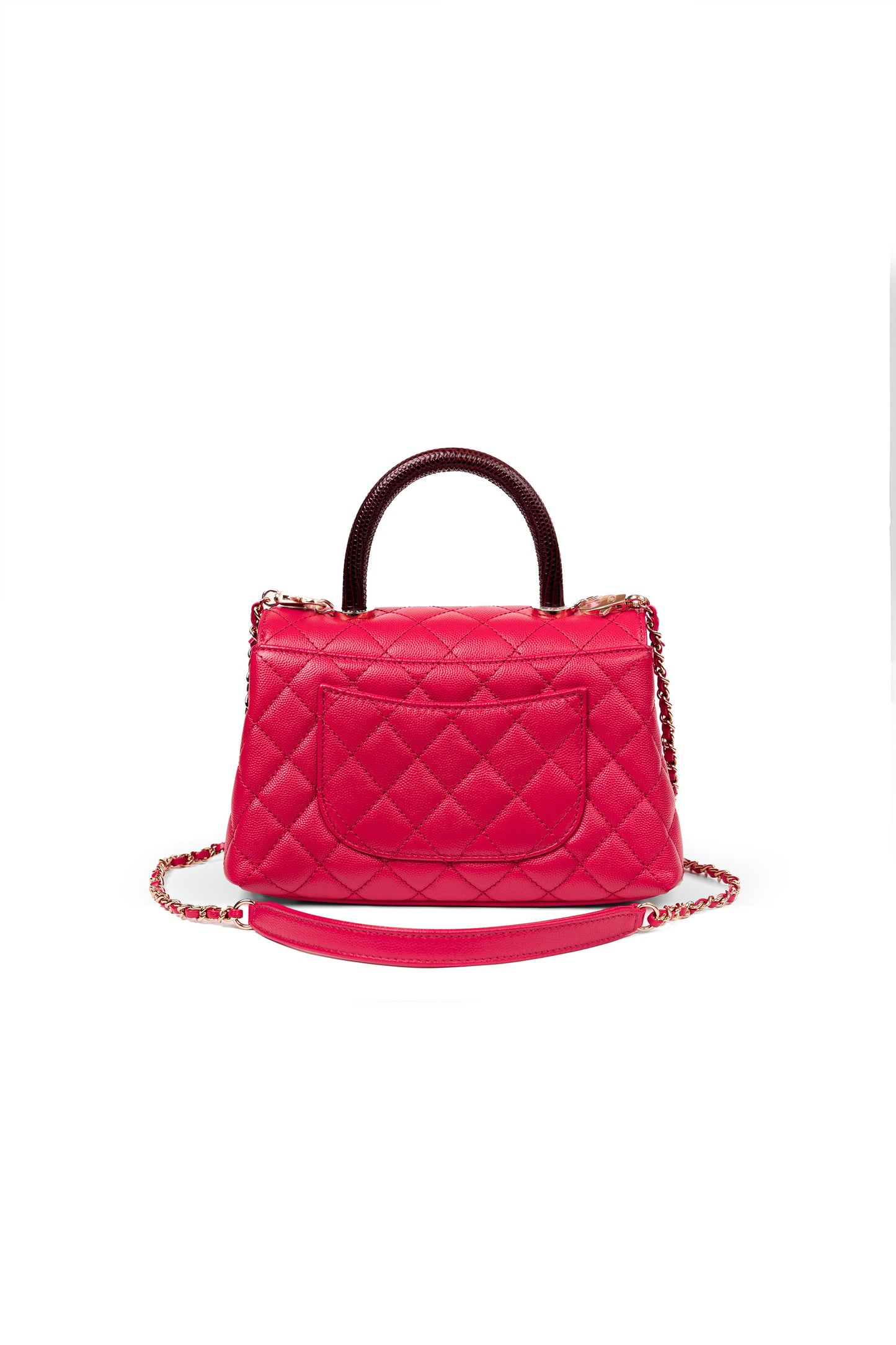 Chanel Raspberry Coco Handle