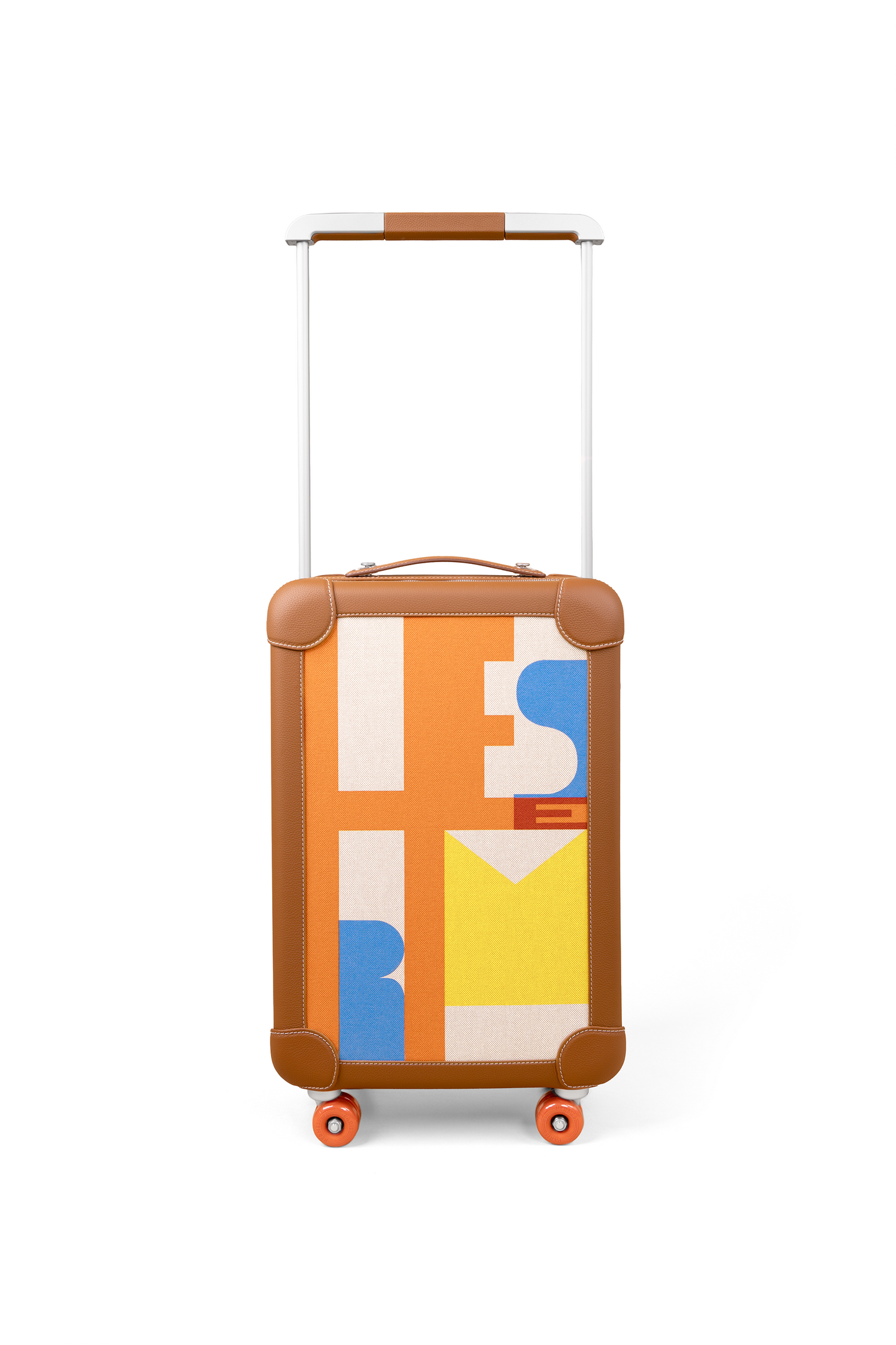 Hermes R.M.S Suitcase in Gold Multicolor