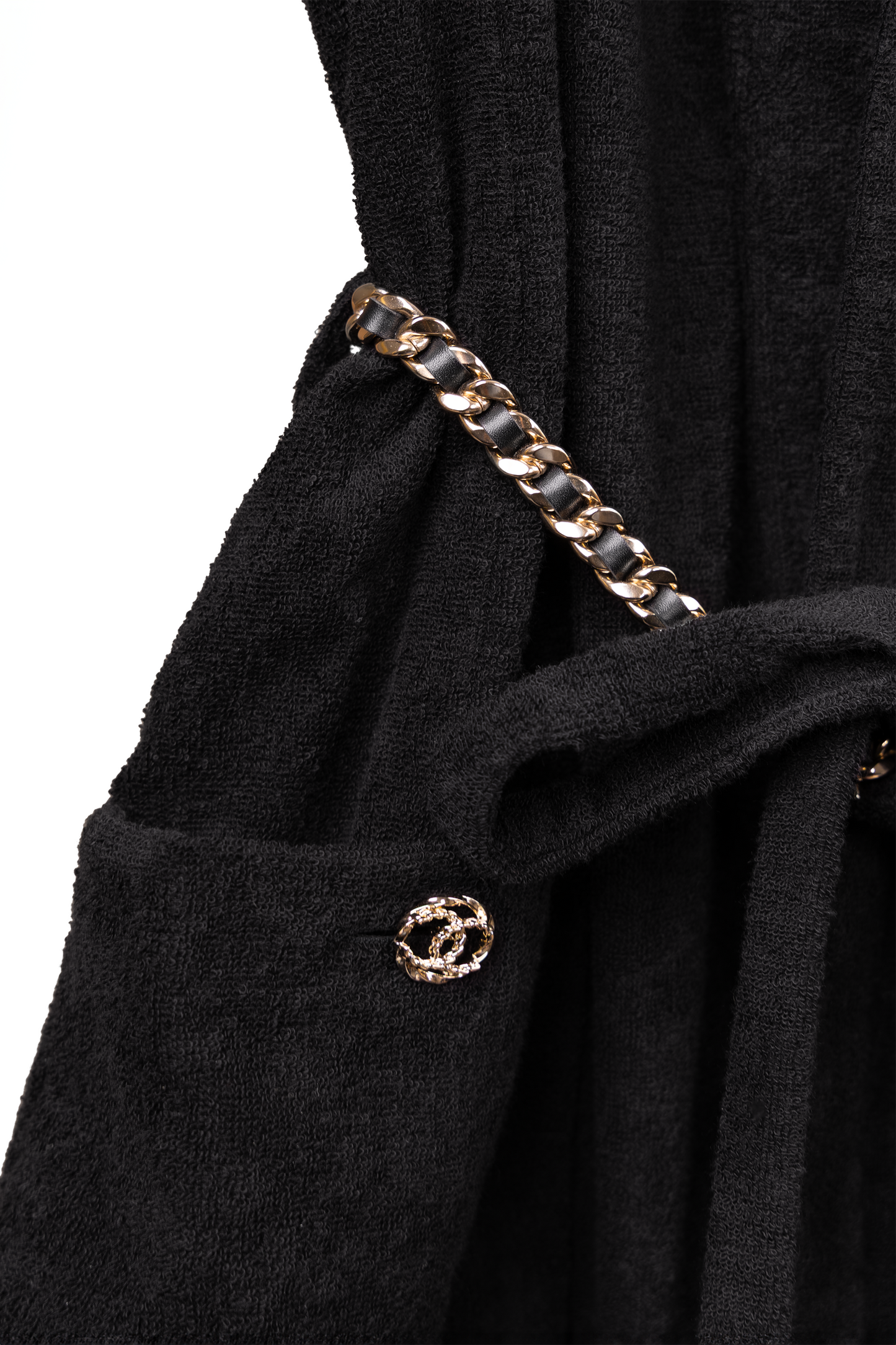 Chanel Black Beach Cover Up