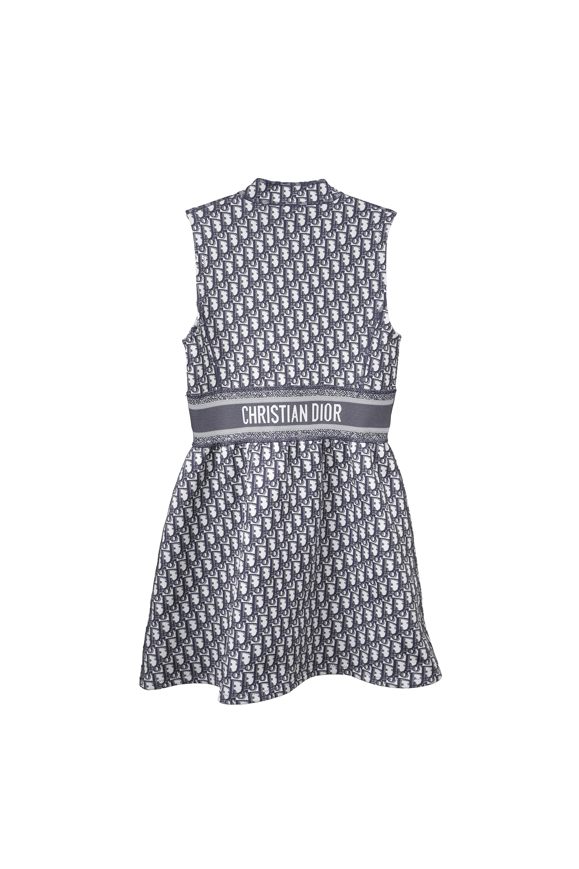 christian dior short dress Christian Dior Dior Short Hooded Monogram Oblique Dress Sz.44 Grey Cotton ref.JC1566556 (Sold)