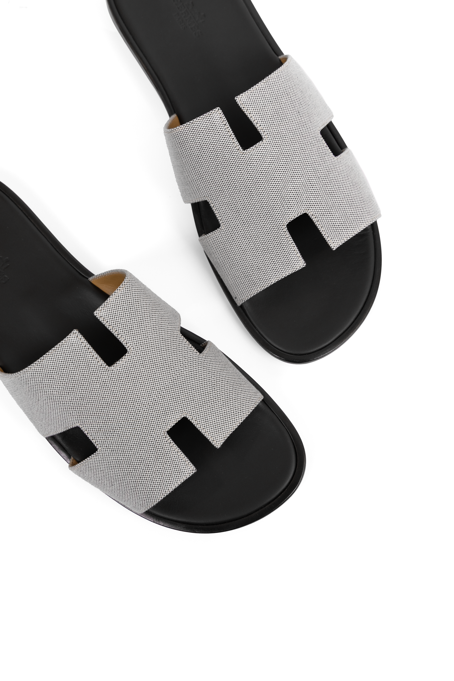 Hermes Izmir Sandals in Gray