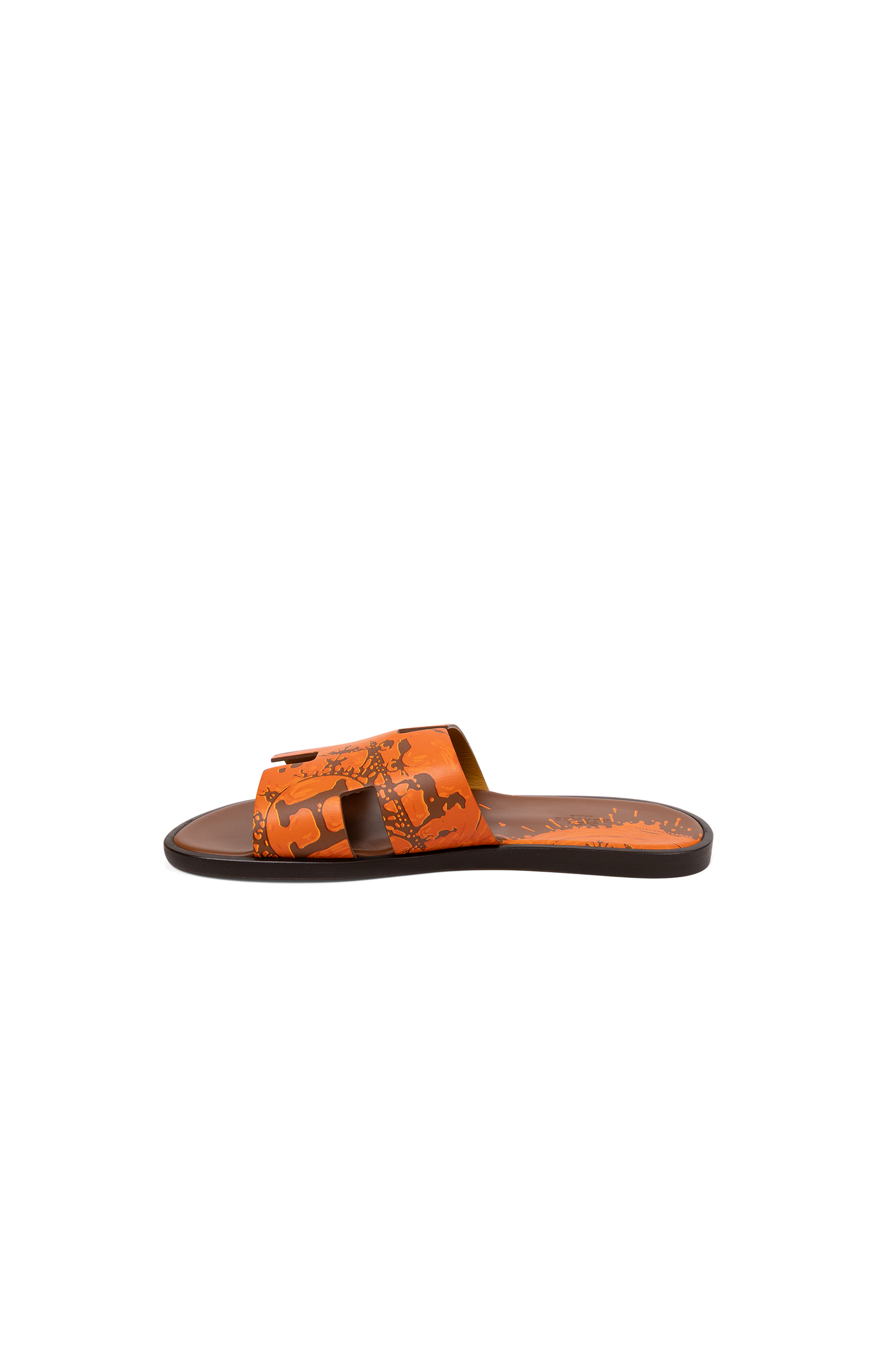 Hermes Izmir Orange Splash Sandals