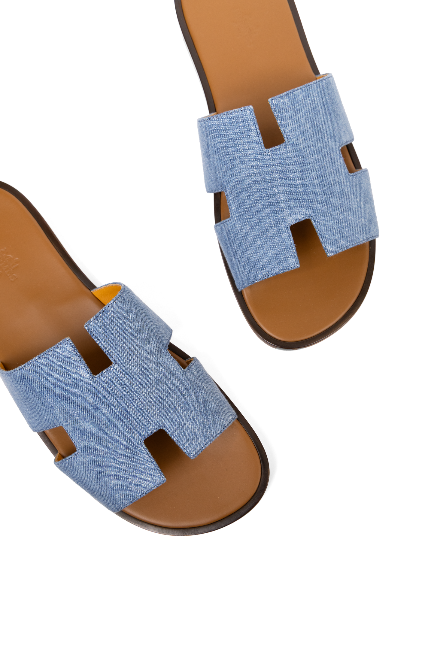 Hermes Izmir Light Denim Sandals