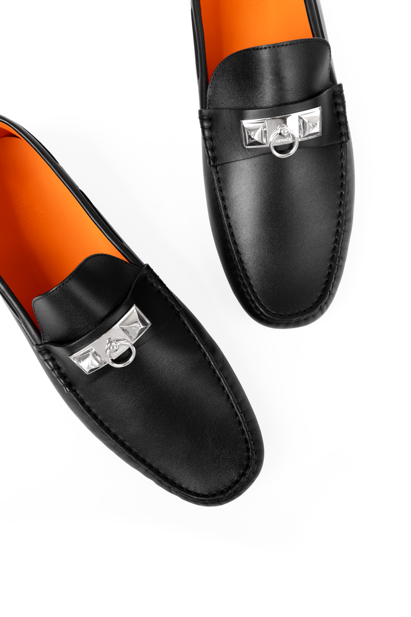 Hermes Black Loafer