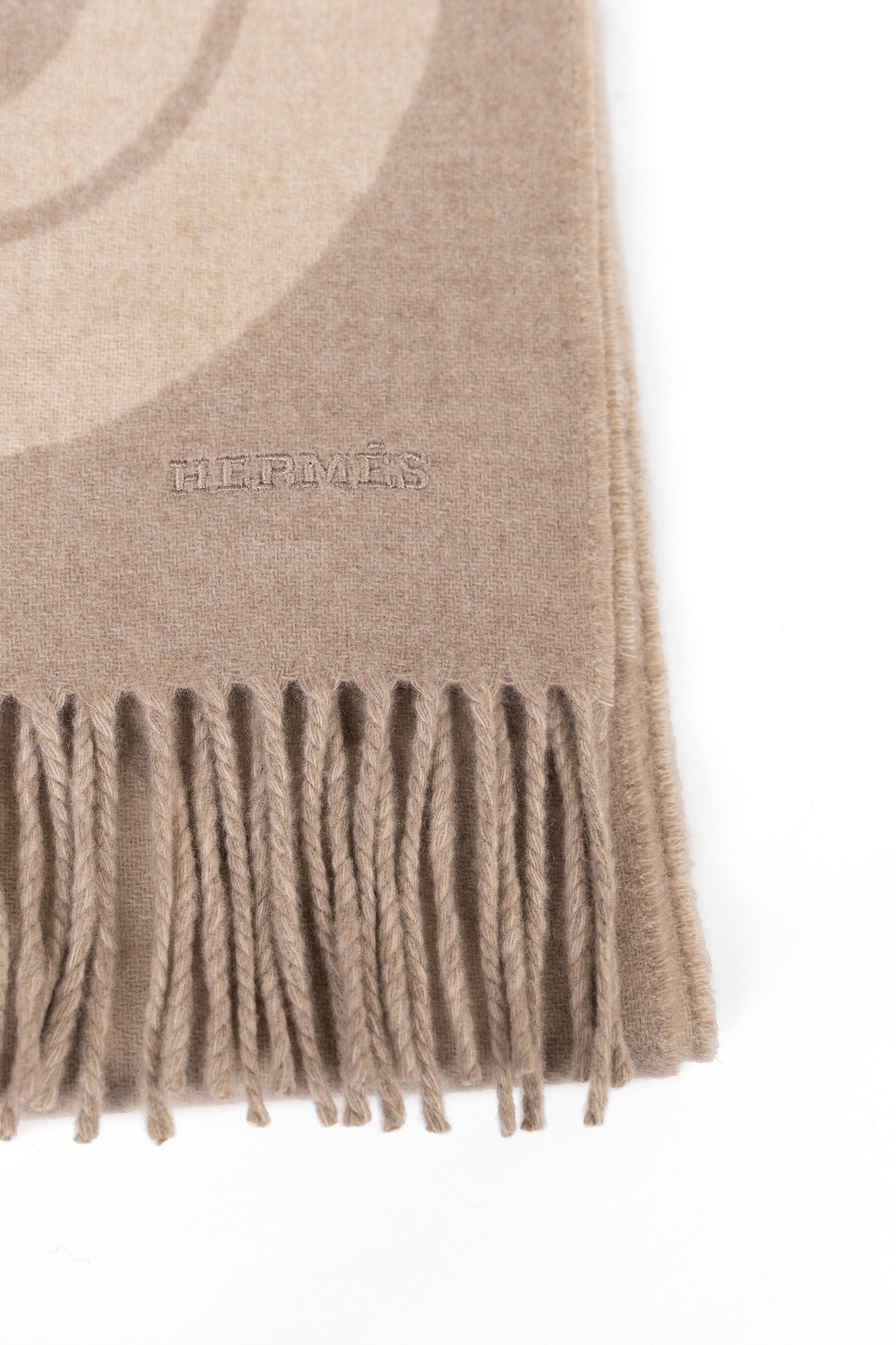 Hermes Beige Scarf