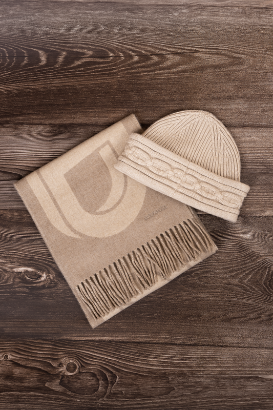 Hermès Maillons TGM Scarf & Heaven Twist Beanie