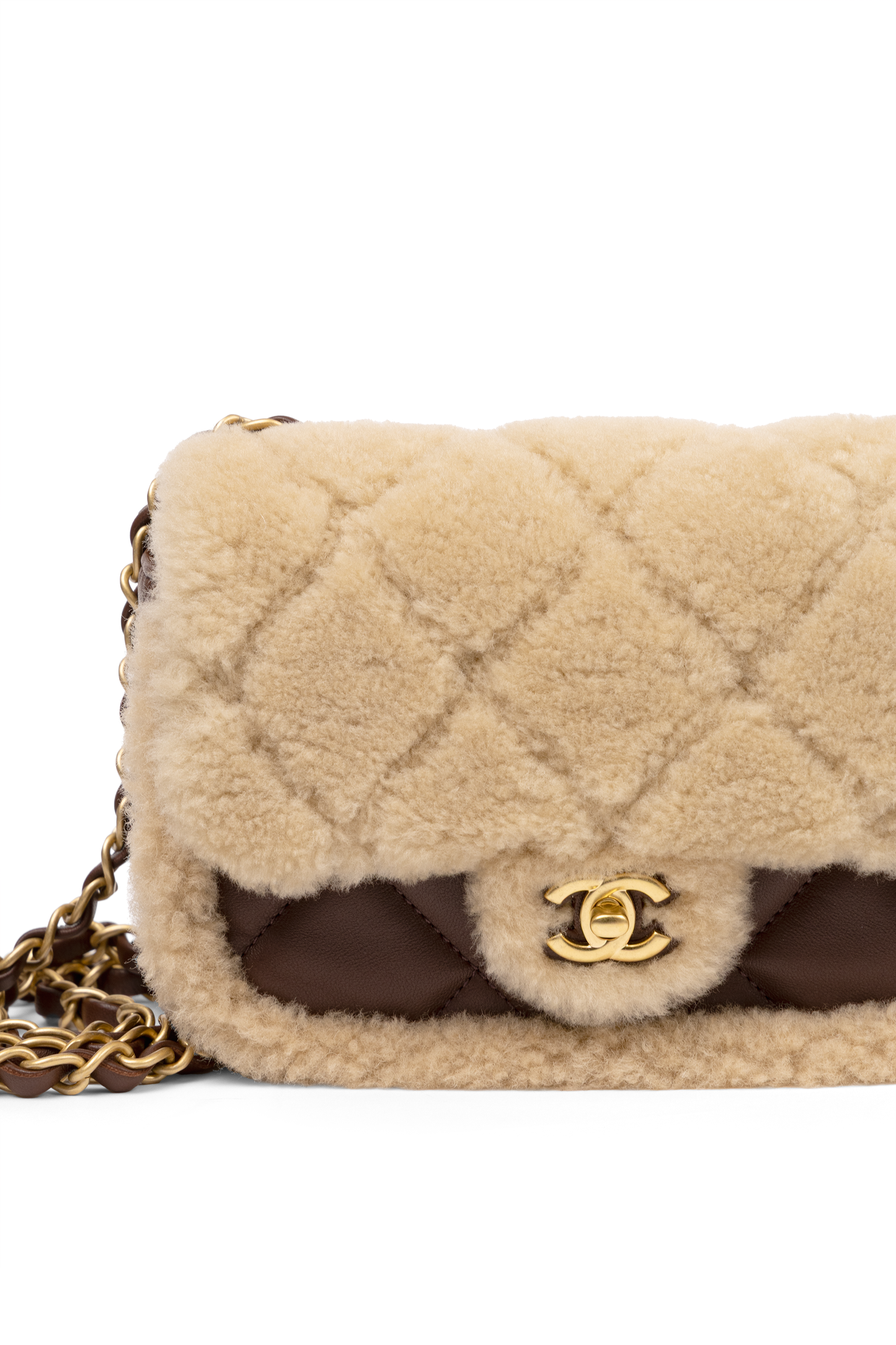 Chanel Shearling Teddy Flap Bag
