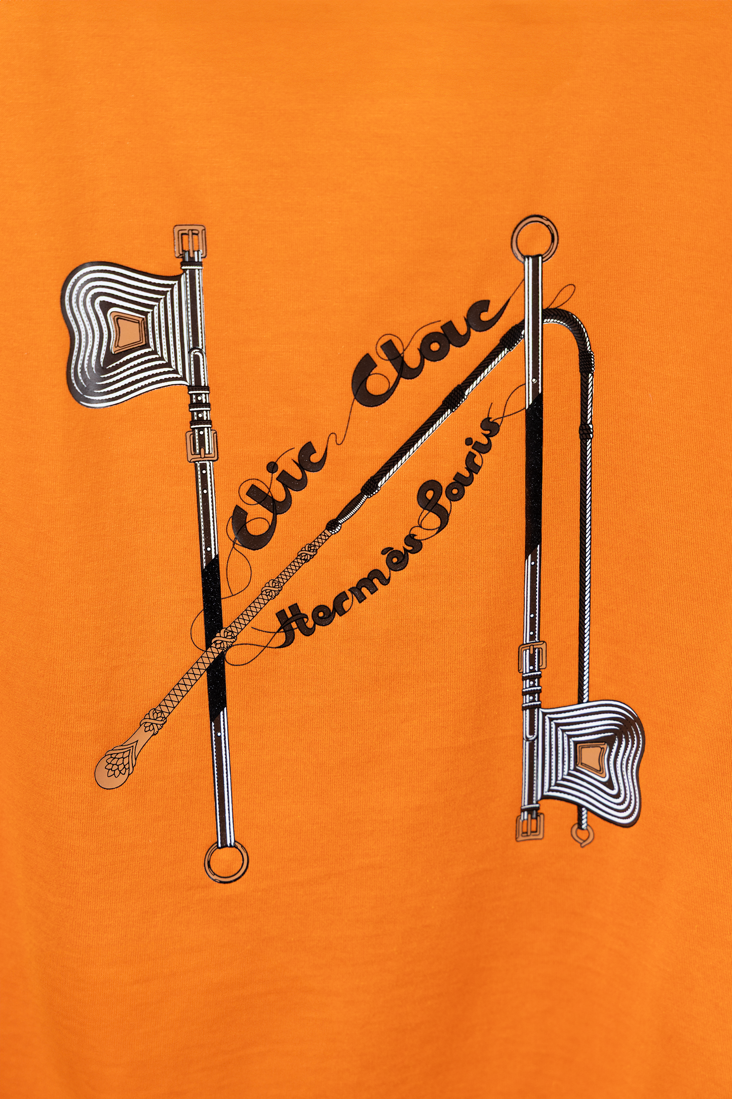 Hermes Clic Clac Orange Tee