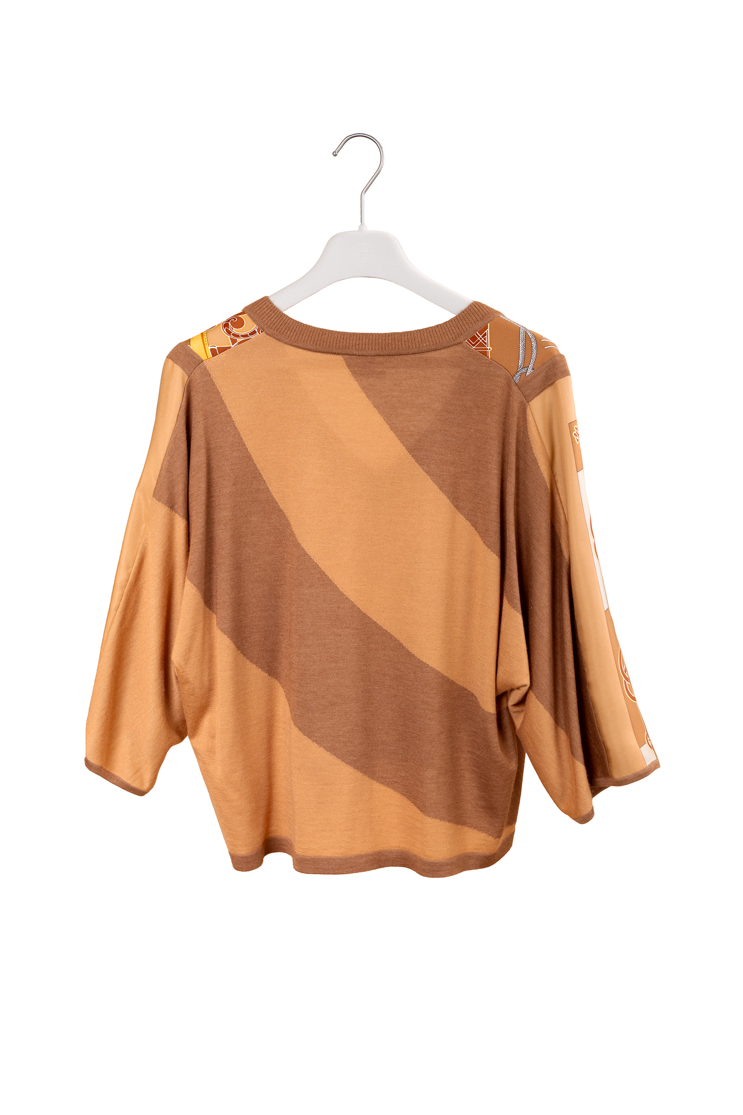 Hermes Silk Knit Scarf Top