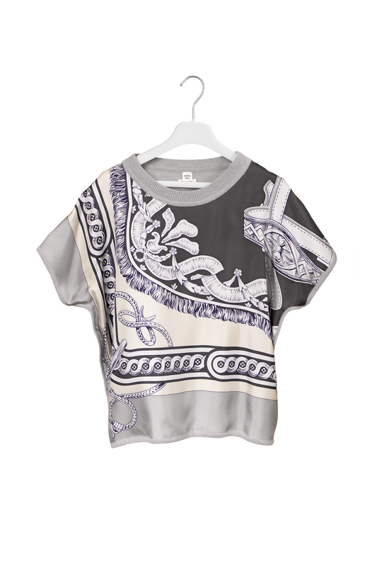 Hermes Bride de Cour Silk Knit Sweater